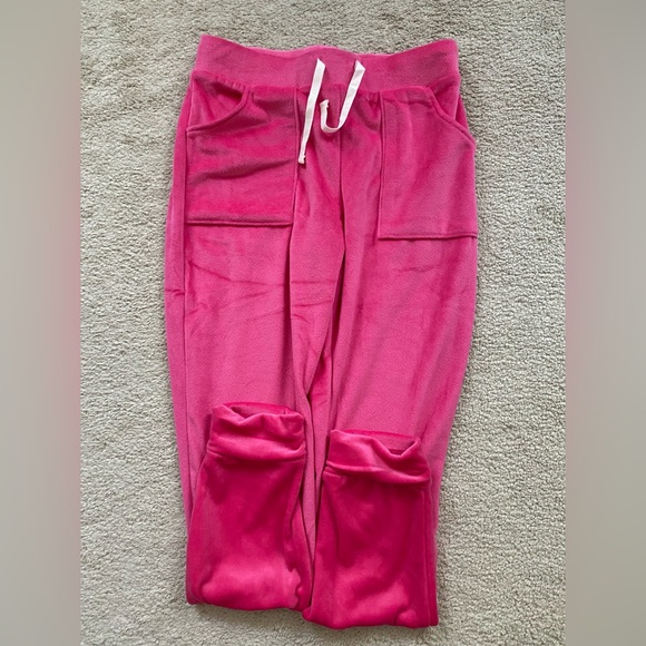 Girls Cat & Jack Velour Sweatpants - Picture 1 of 3